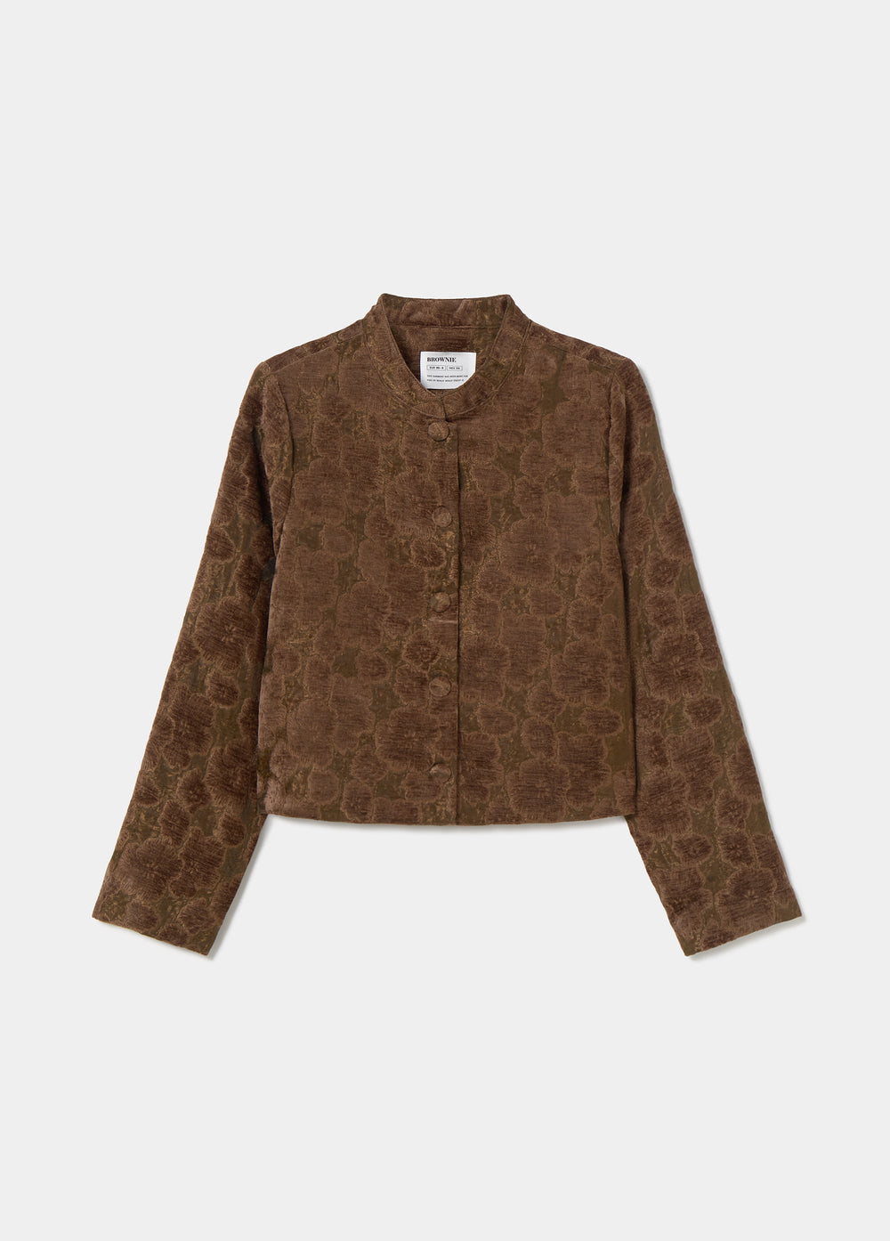 Chaqueta corta flores