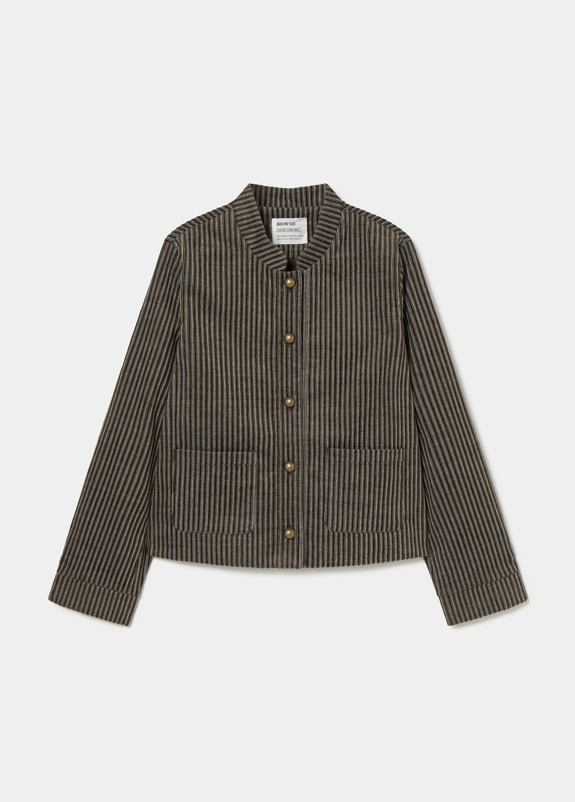 Chaqueta pana rayas
