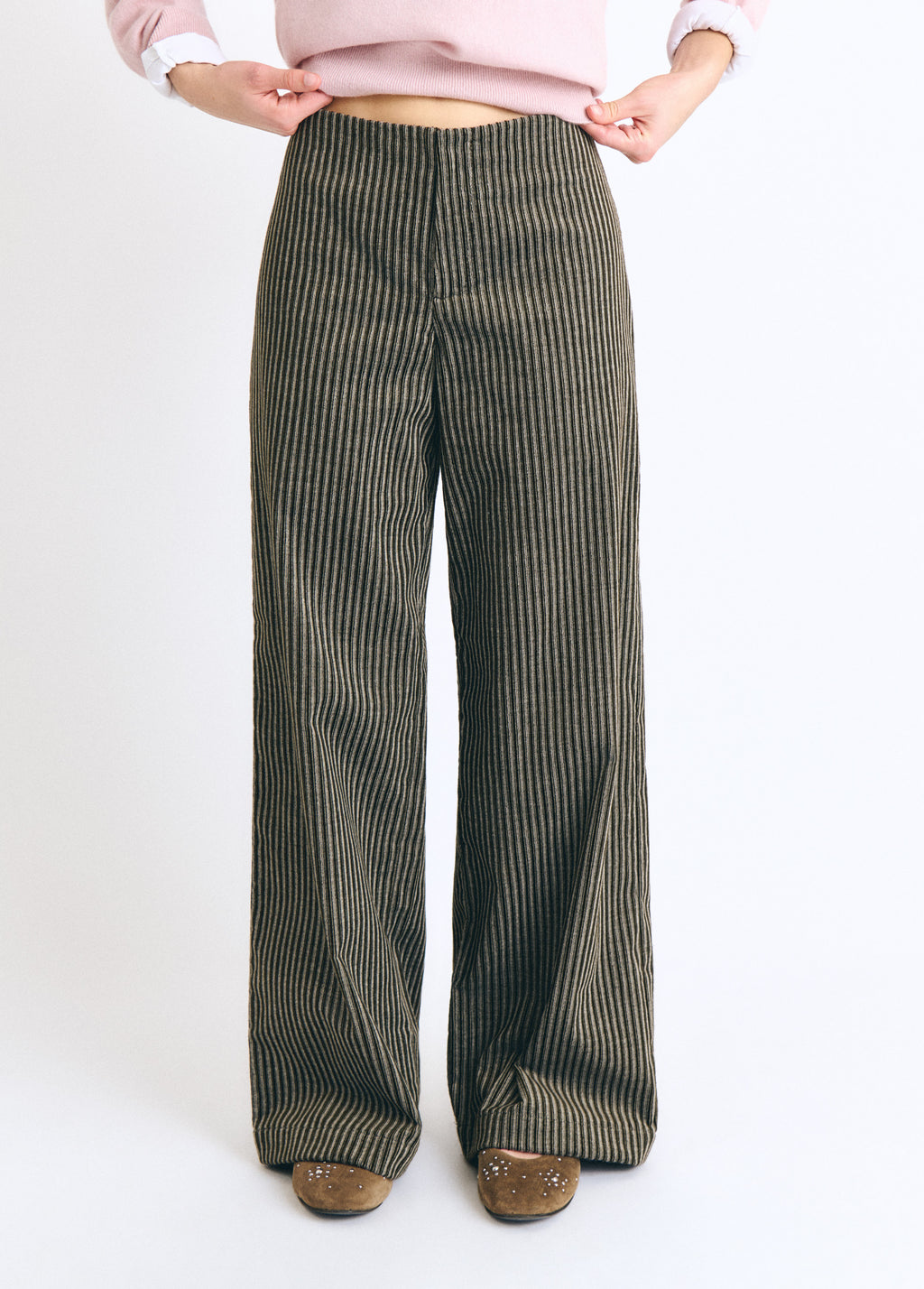 Pantalons de pana de ratlles