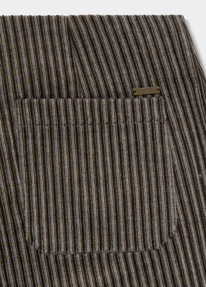 Corduroy striped trousers