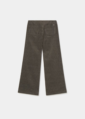 Corduroy striped trousers