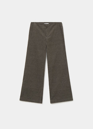 Corduroy striped trousers
