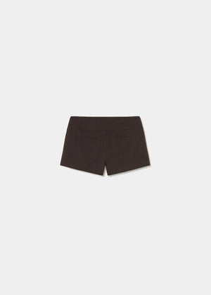 Short mini espejos cinturilla