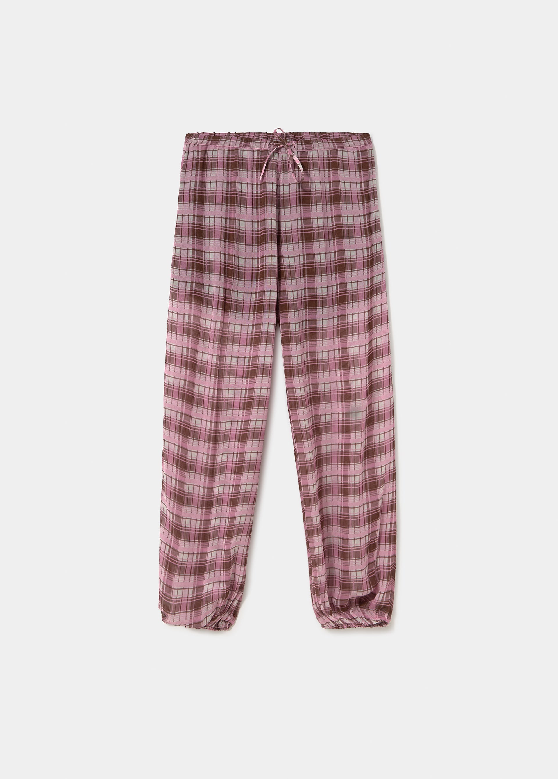 Pantaló llarg bombat quadres