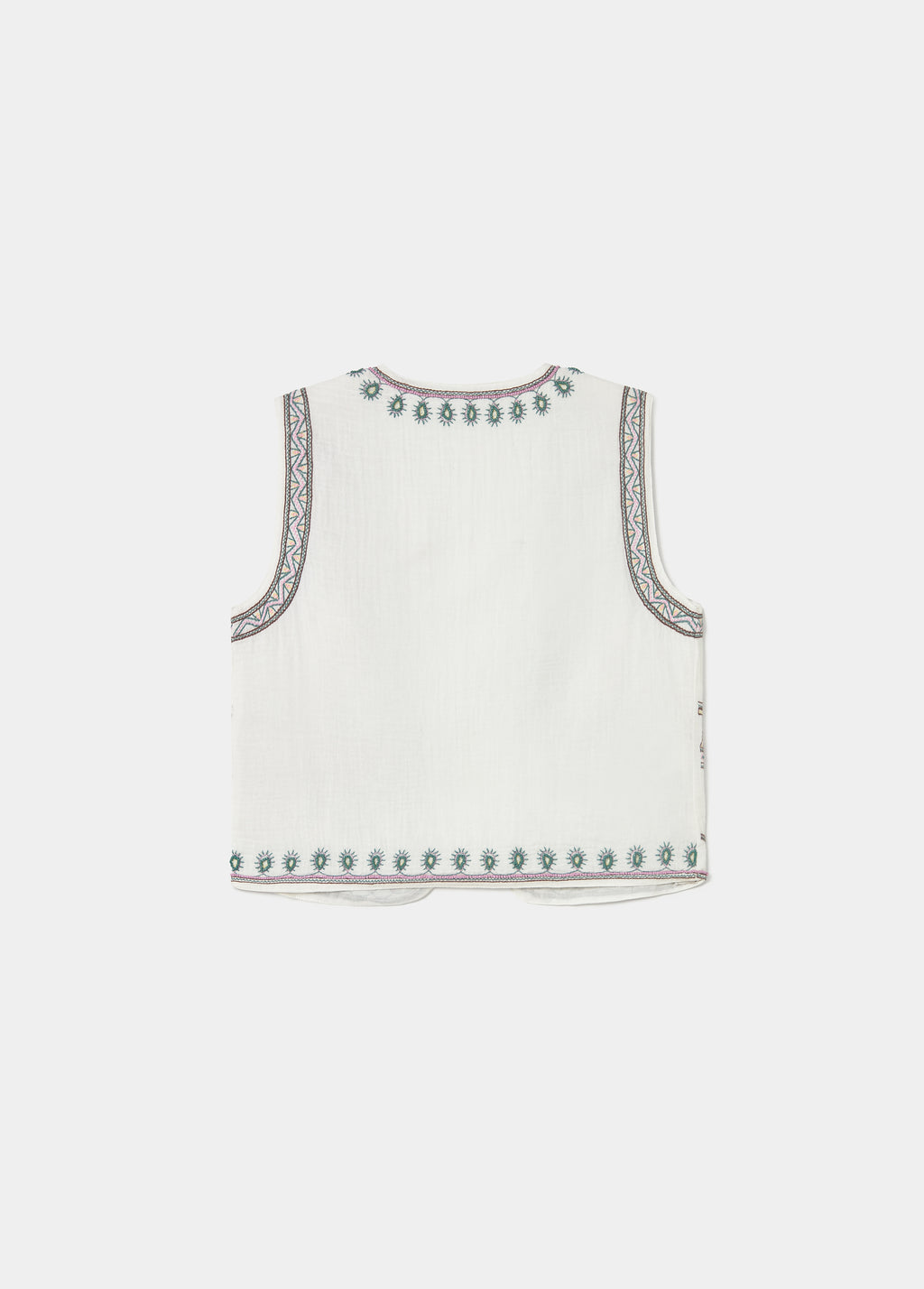 Geborduurd vest