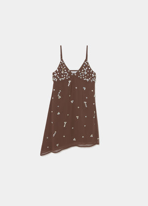 V-neck strap dress
