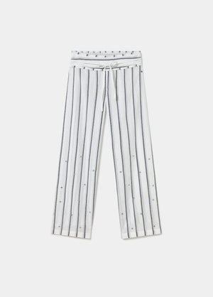 Lange Hose mit Streifen  