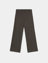 Pantalon taille large rayé