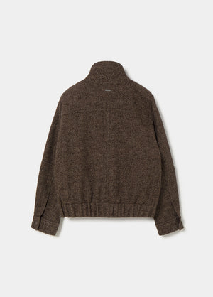 Bomber en tissu à chevrons