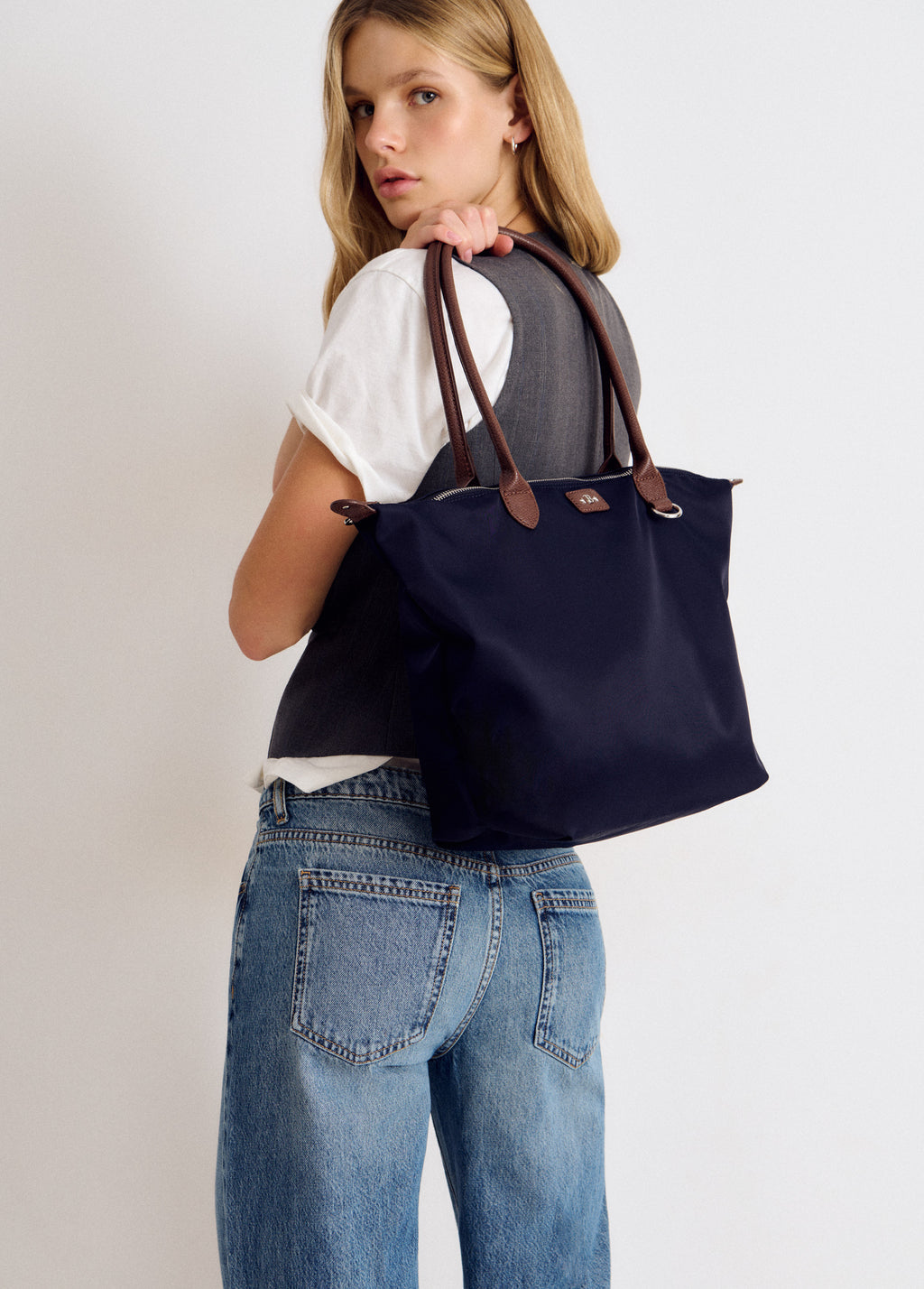 Bolso shopper nylon