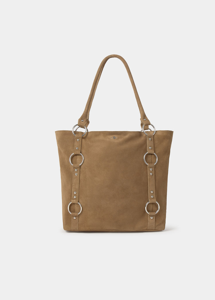 Bolso shopper piel aros