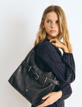 Buckle shoulder bag