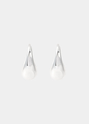 Small silver hoop earrings