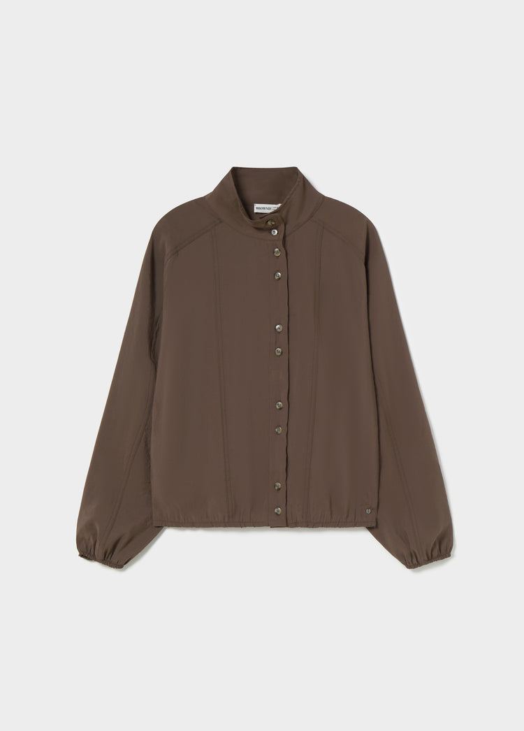 High-neck blouse