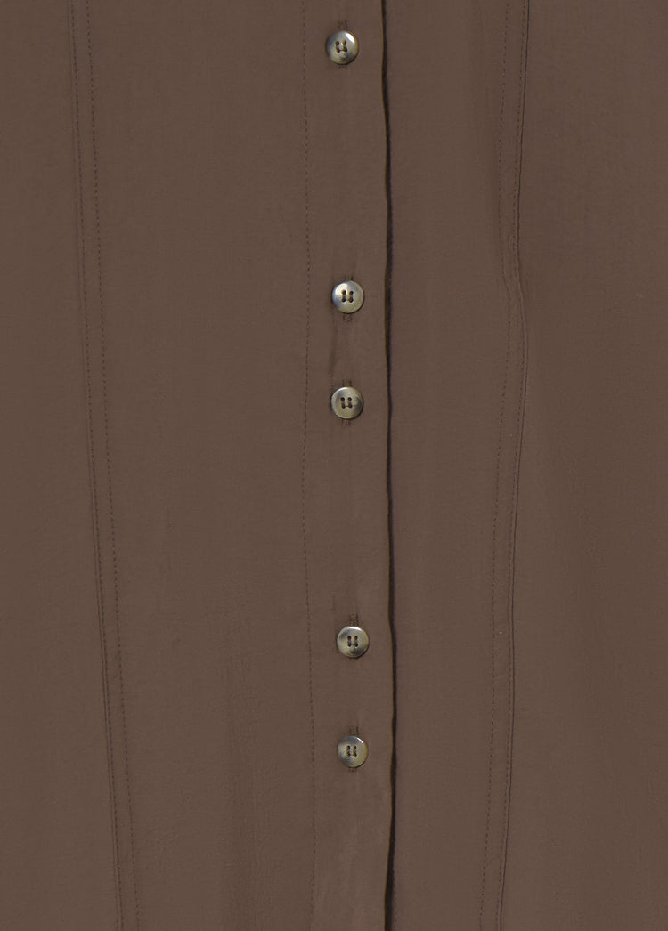 High-neck blouse