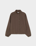 High-neck blouse