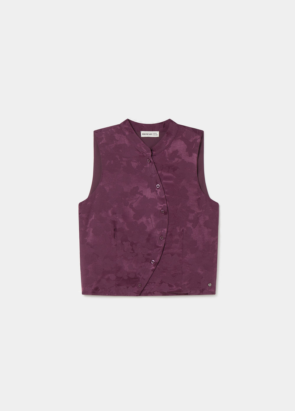 Jacquard-Stricktop mit Knöpfen