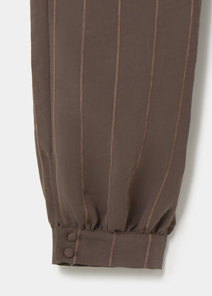 Lange ballonbroek met strepen