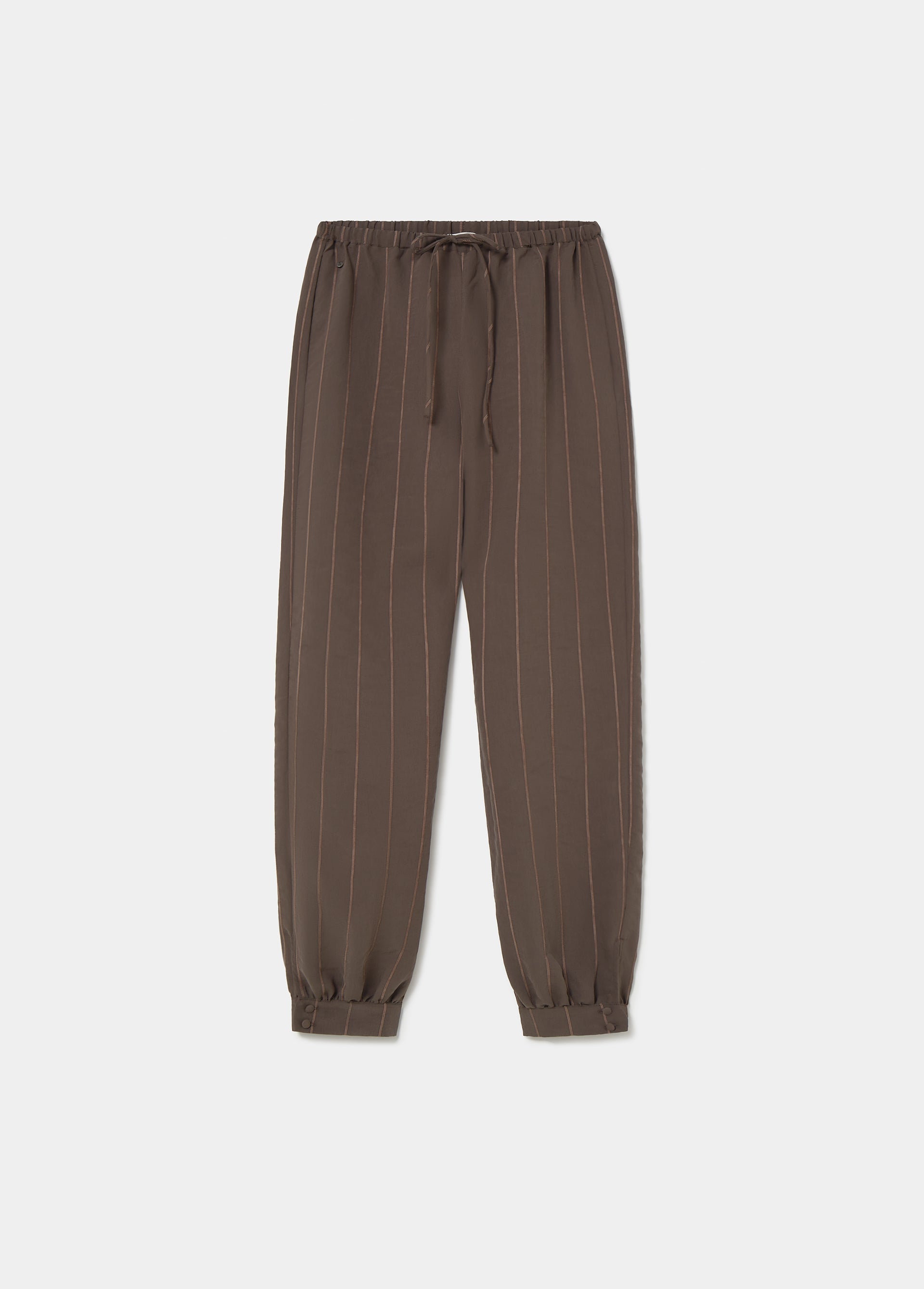Long striped harem trousers