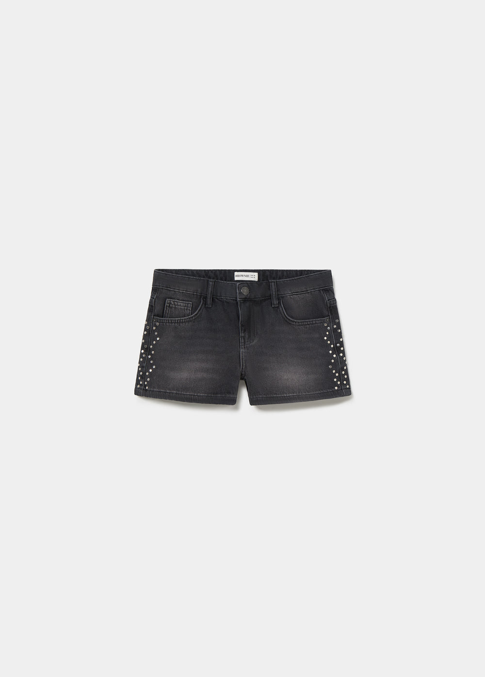 Shorts with side studs
