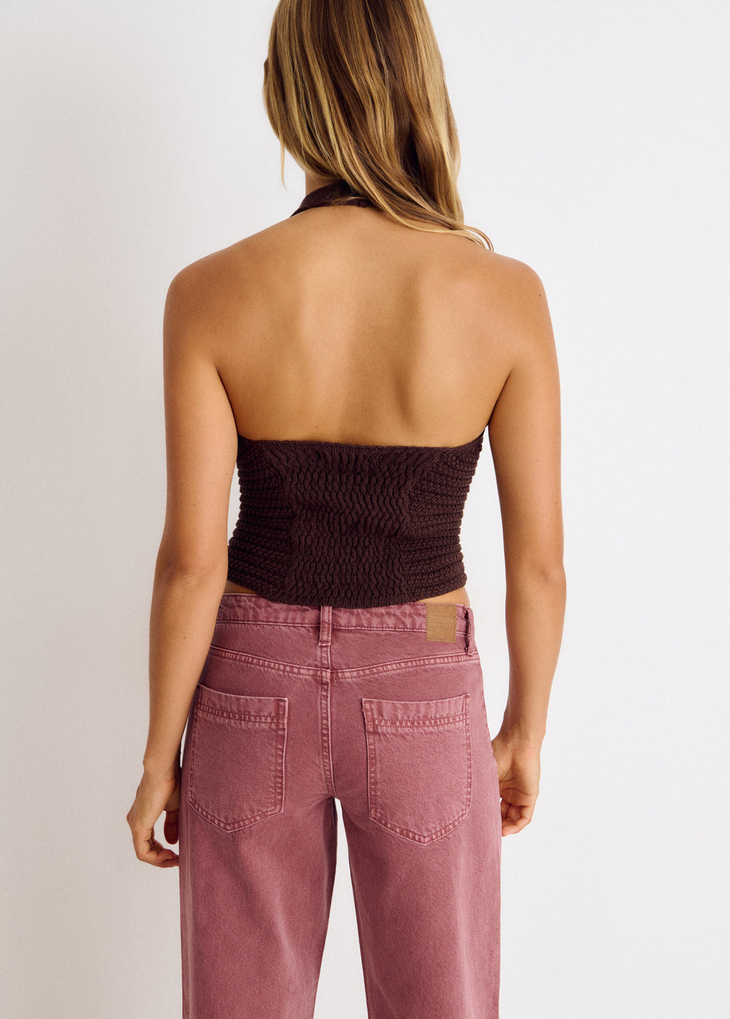 Top crochet halter