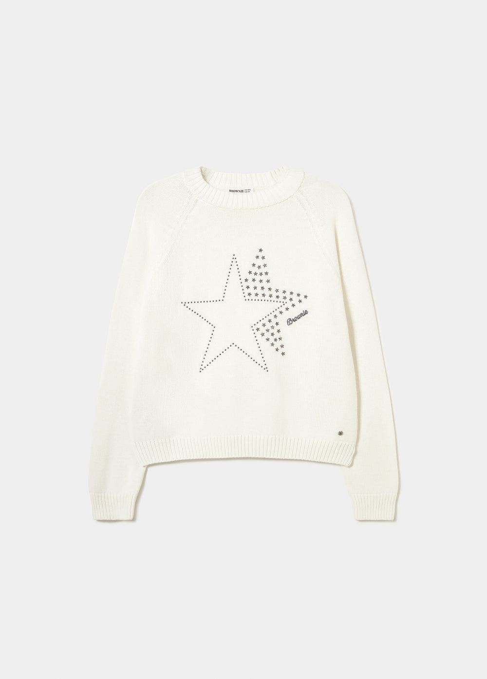 Double-star studded sweater