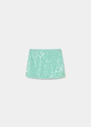 Mini sequin skirt