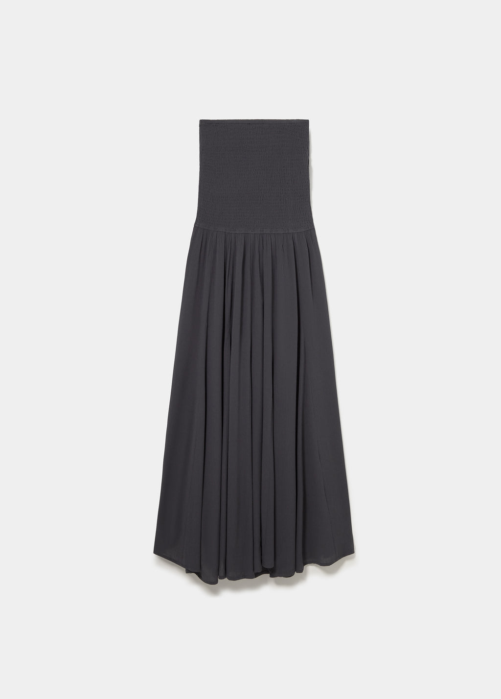 Vestido largo bandeau