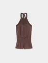 Crochet short jumpsuit