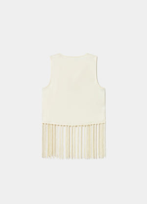 Top jacquard amb serrells