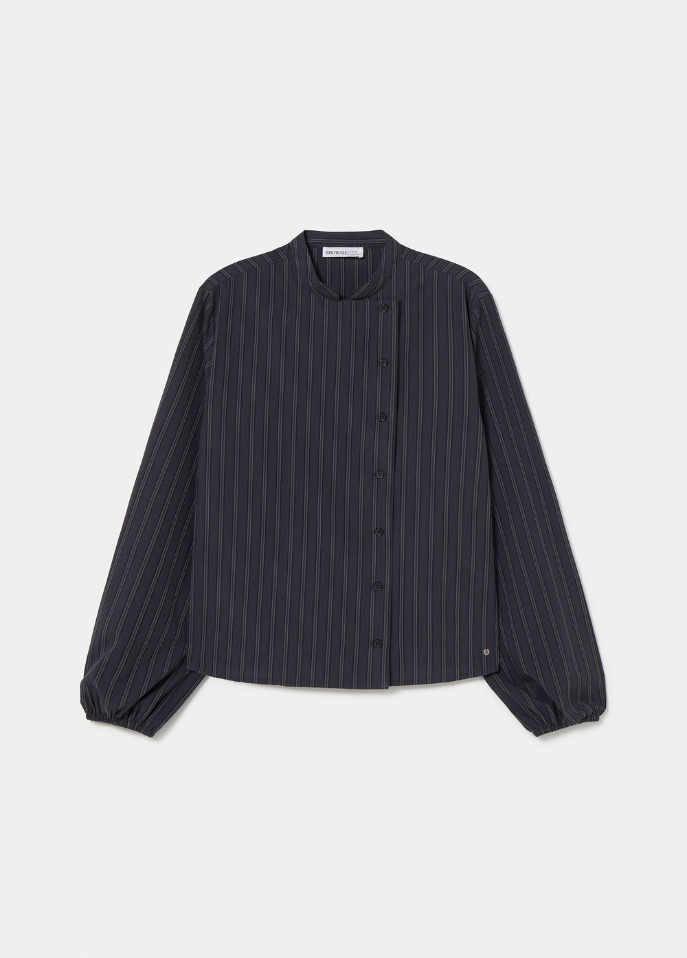 Gestreepte blouse met pofmouwen