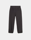 Studded-waist harem Trouser