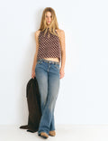 Top halter estampado