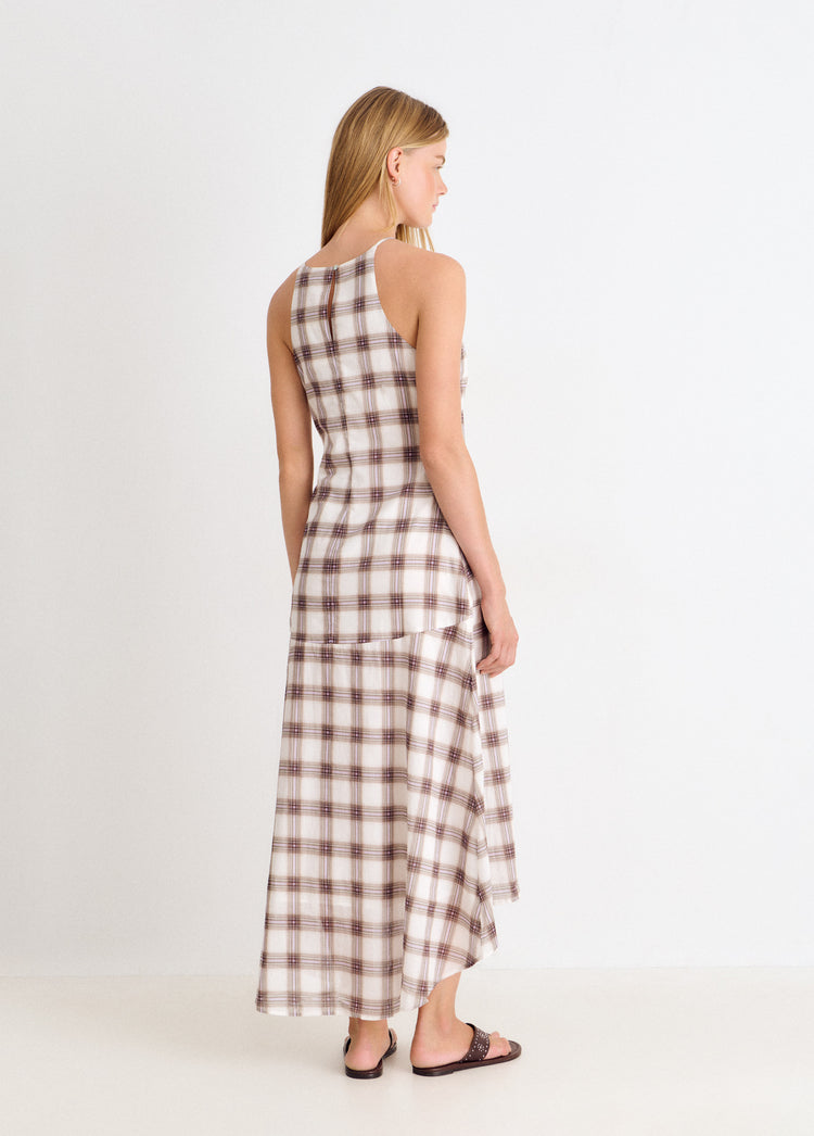 Long plaid dress