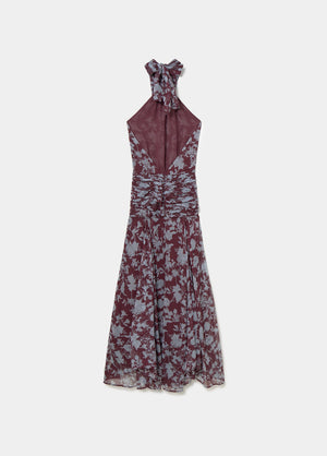 Robe longue imprimée