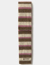Thick striped scarf