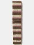 Thick striped scarf