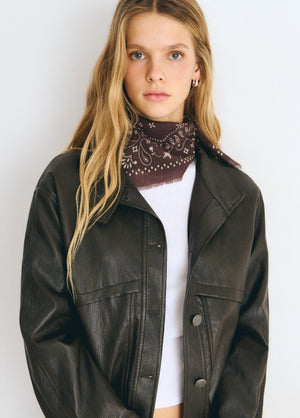 Paisley scarf with fringe