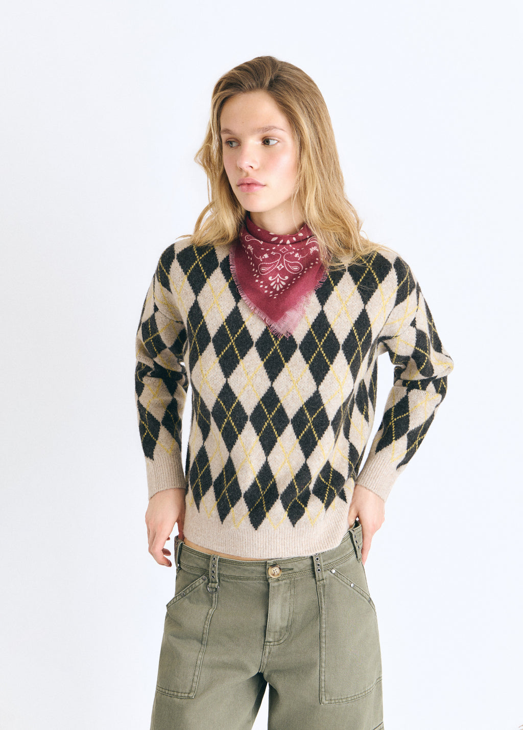 Zakdoek met paisleypatroon