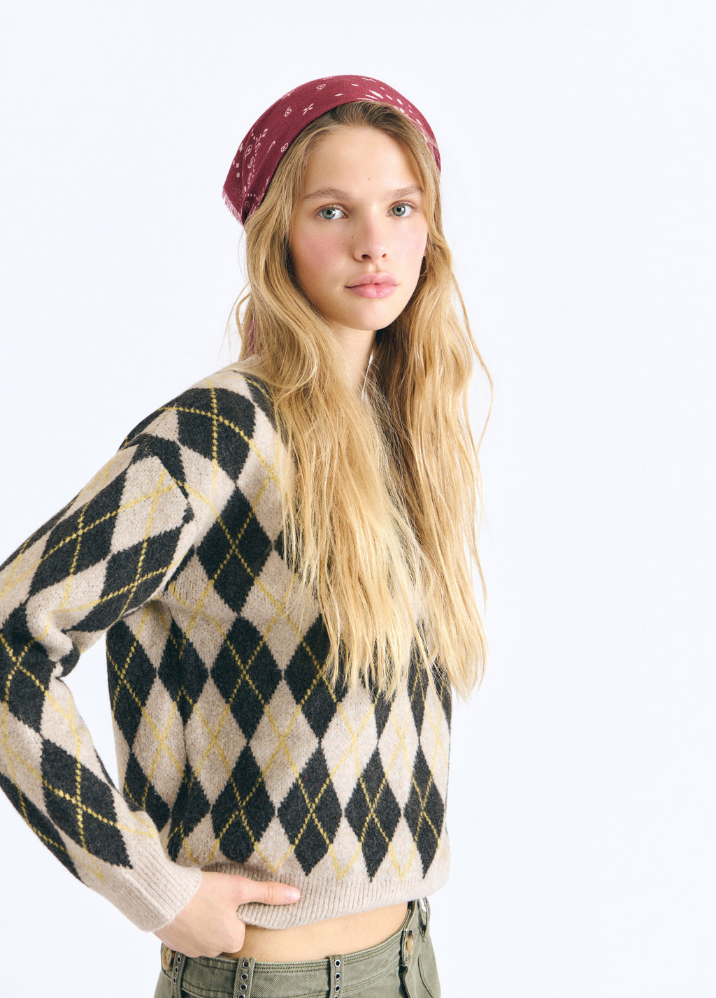Zakdoek met paisleypatroon