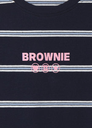 Soft-touch striped T-shirt