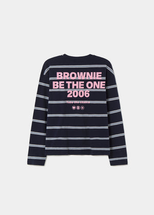 Soft-touch striped T-shirt