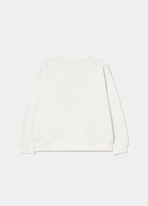 Brownie-sweater met hondenprint