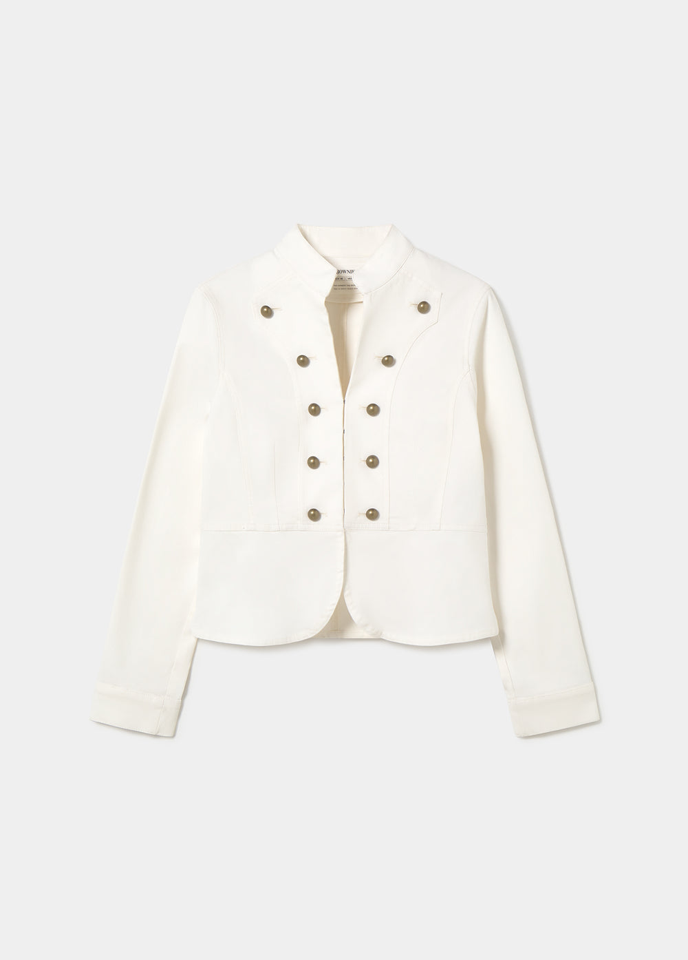 Buttoned cotton jacket