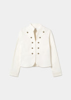 Buttoned cotton jacket