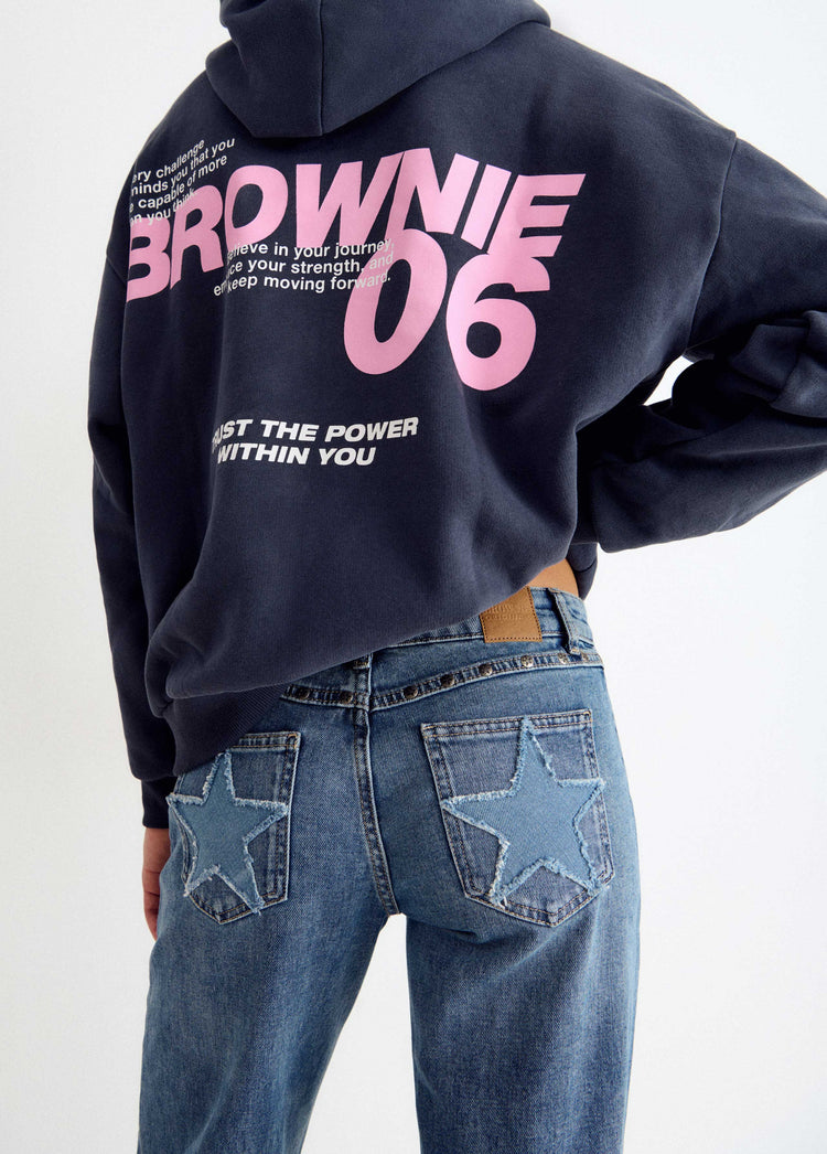 Number hooded sweatshirt