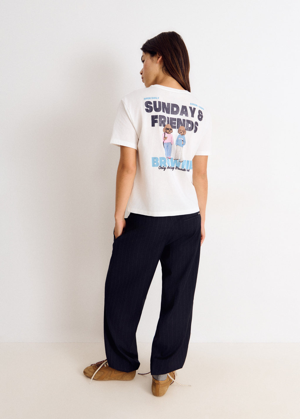 Dog-print T-shirt