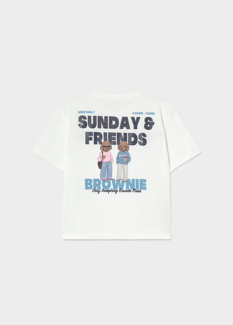 Camiseta print perros
