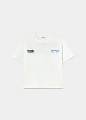 Dog-print T-shirt
