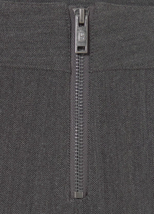 Trousers with zip detail